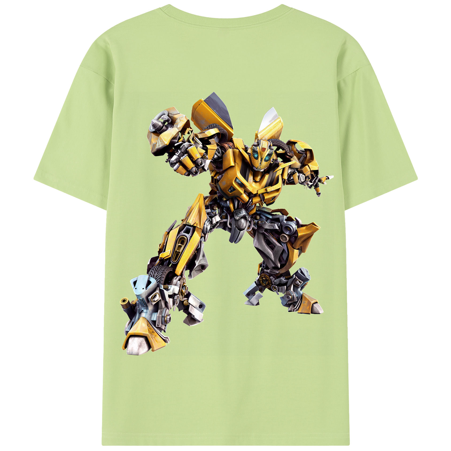 （画像用） Transformers トランスフォーマー 綿100％半袖Tシャツ（背面プリント）